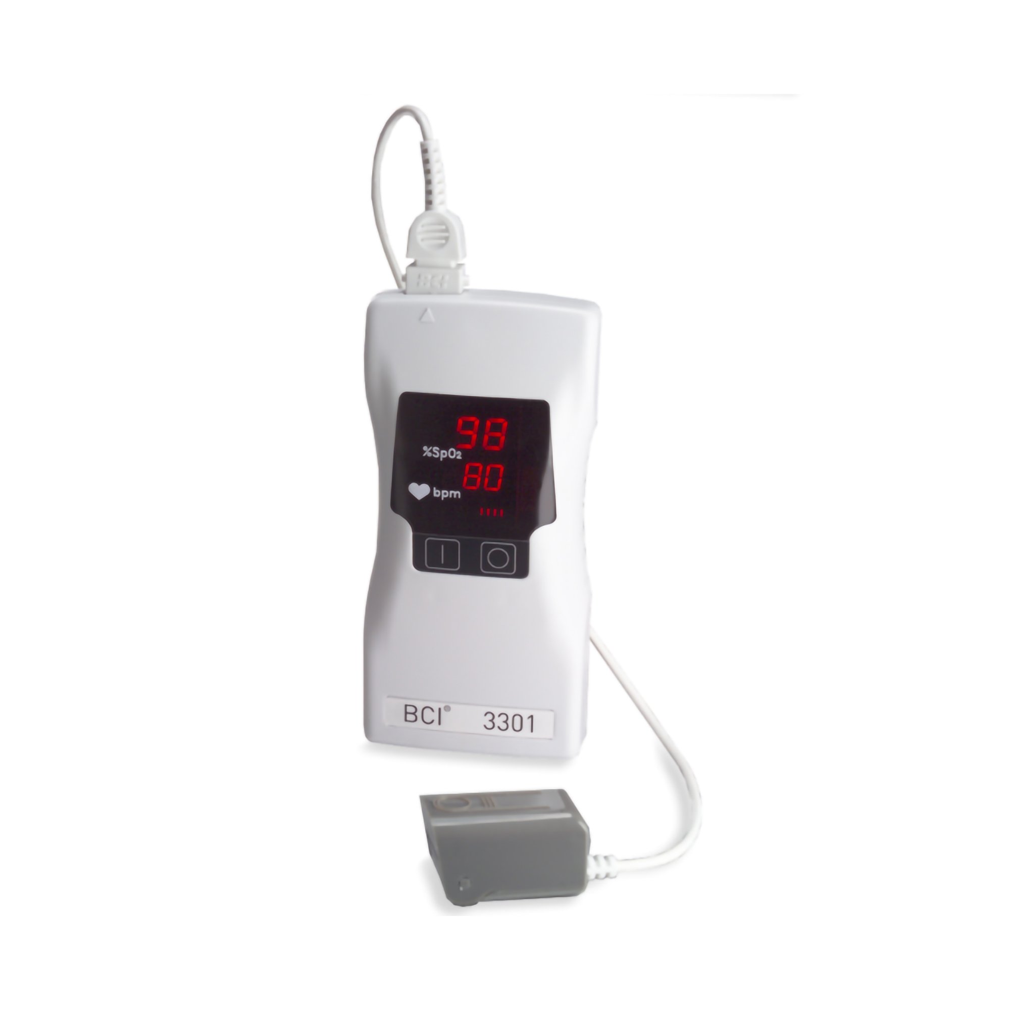 Pulse Oximeter Handheld Oximeter Adult Sensor BCI™ Battery Operated Audible and Visual Alarm by Sims BCI, Inc.  ID 3301A1